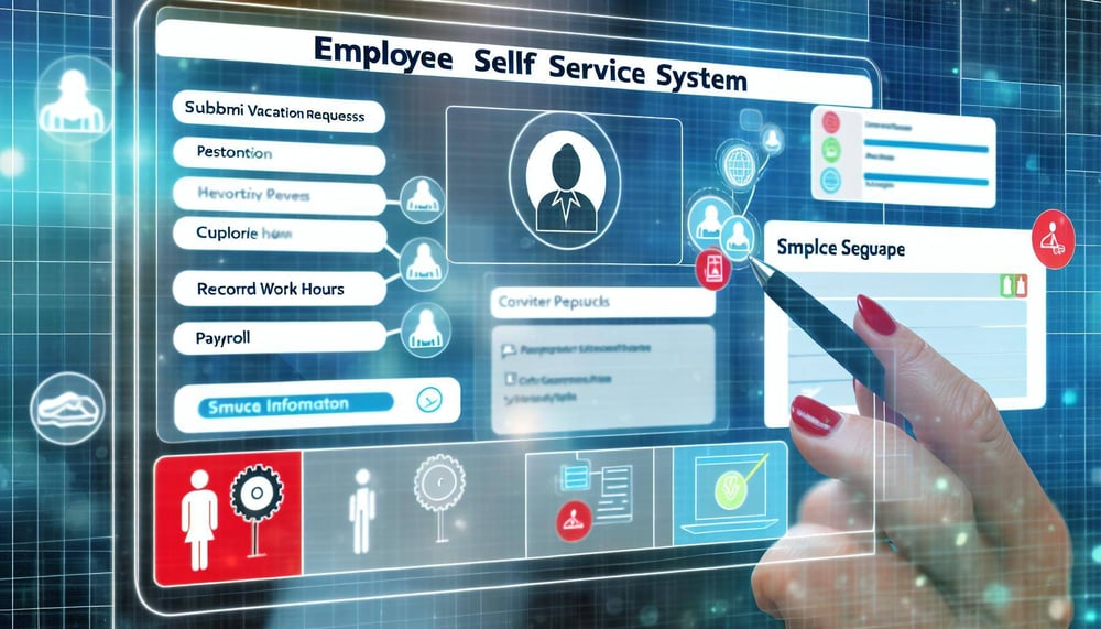 Employee Self Service Systemen ist eine OnlinePlattform, auf der Mitarbeiter ihre persönlichen Daten verwalten, Urlaubsanträge einreichen, ihre Arbeit