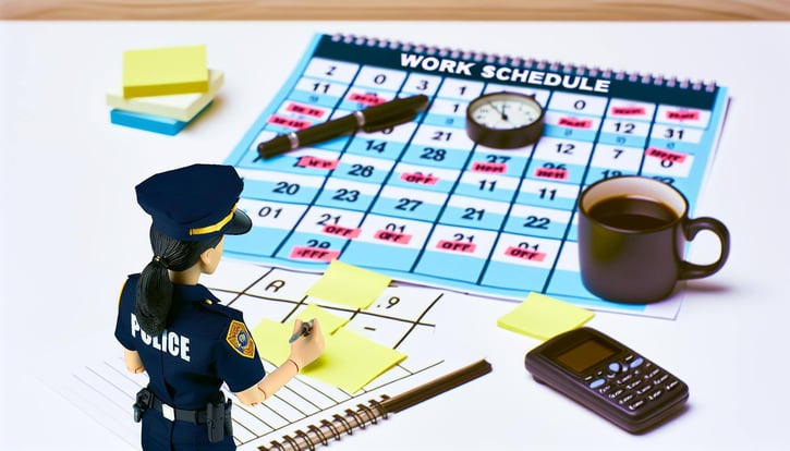 police officers work schedule