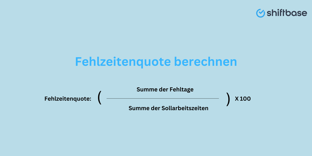 Fehlzeitenquote berechnen Formel : Personalabteilung plant Maßnahmen gegen hohe Fehlzeiten.