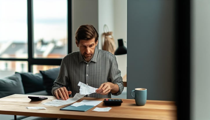  Wohnung und Arbeitsstätte: Fahrtkosten - Foto eines Arbeitnehmers, der seine Pendlerpauschale berechnet