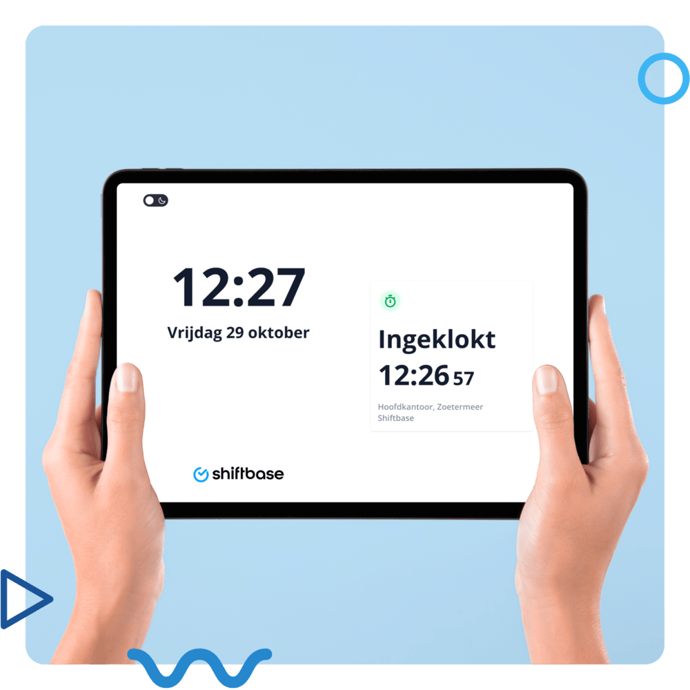 urenregistratie-kiosk van Shiftbase