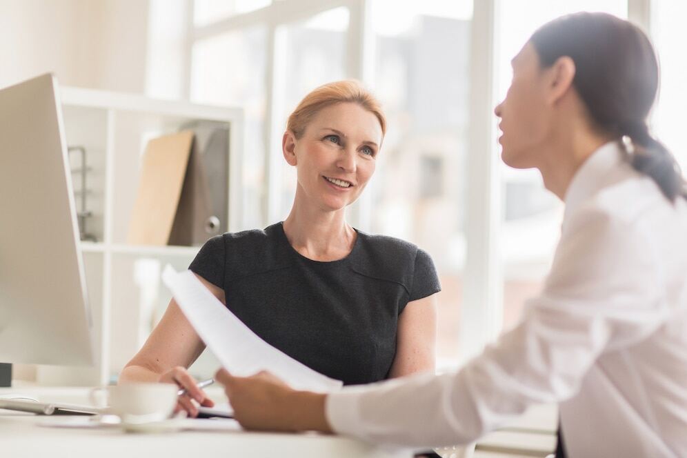 recruiters discussing inbound recruiting effort results