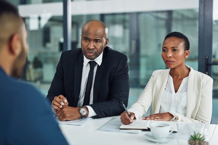 Simulation d'entretien d'embauche avec un recruteur